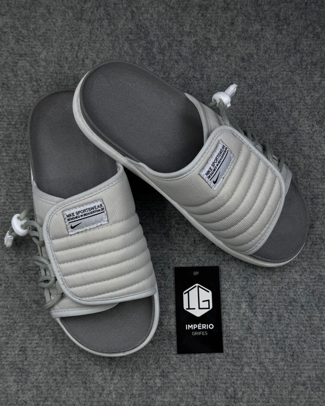 Slide Nike Asuna - Cinza