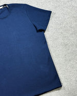 Camiseta Zara Texturizada Basic - Azul Marinho