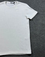 Camiseta Zara Texturizada Basic - Off White