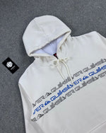 Blusa Moletom Canguru Quiksilver  Escrita - Off White