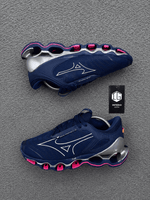 Tênis Mizuno Pro 14 - Azul/Rosa