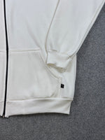 Blusa Moletom Zíper NK - Off White