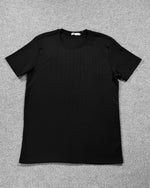 Camiseta Zara Texturizada Basic - Preta