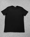 Camiseta Zara Texturizada Basic - Preta
