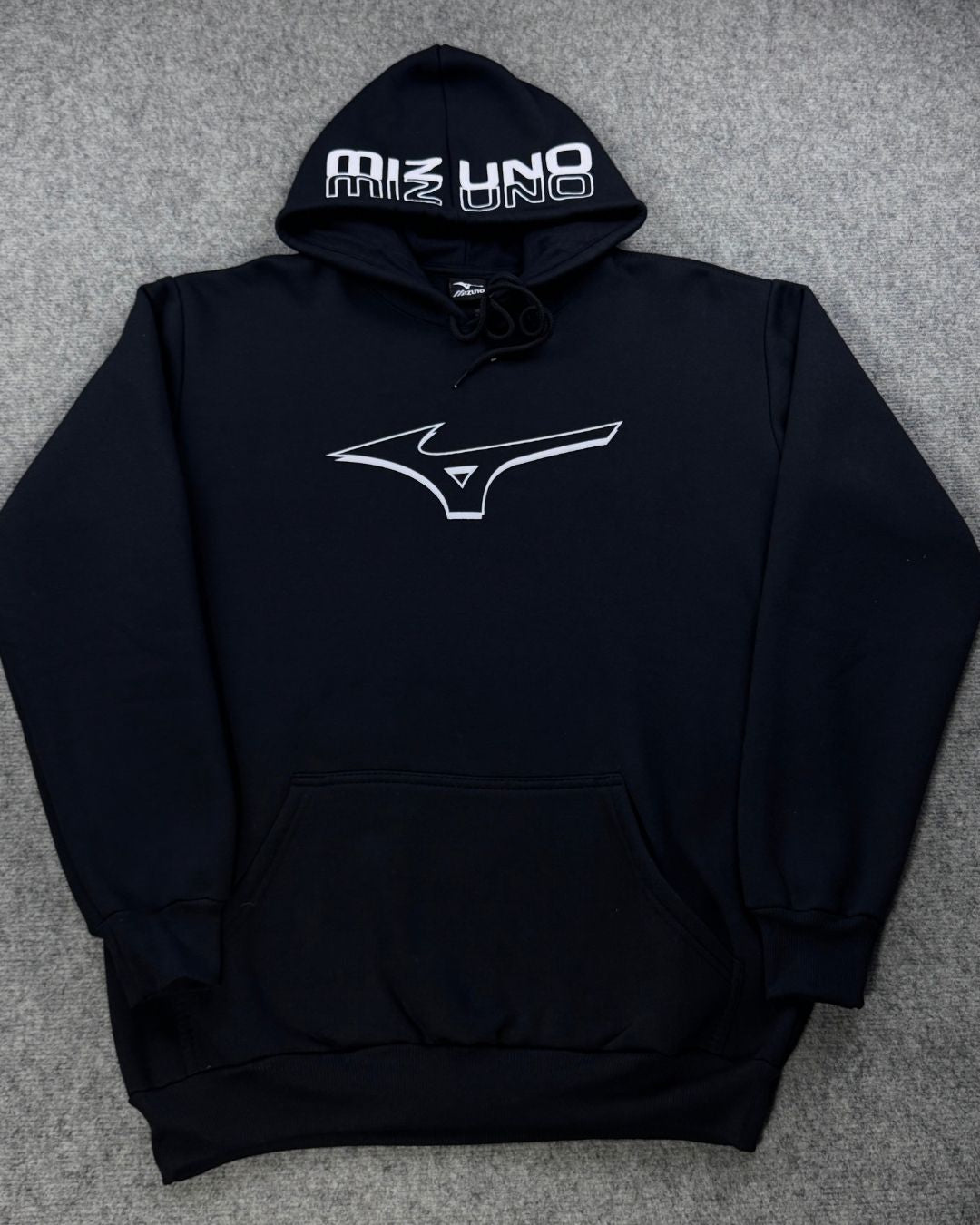 Blusa Moletom Canguru Mizuno - Preta