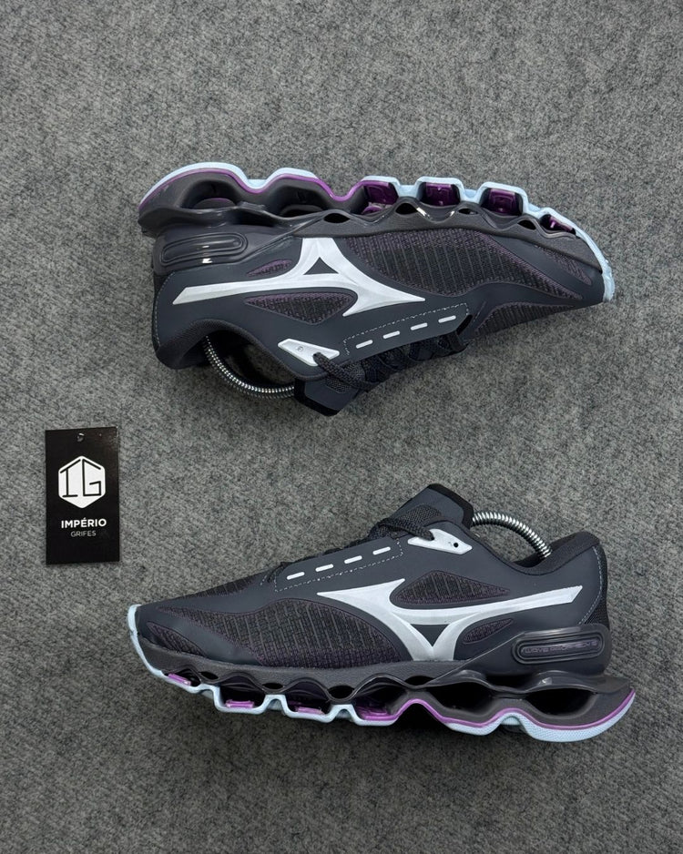 Tênis Mizuno Pro 15 - Cinza/Rosa
