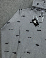 Blusa Moletom Canguru Nike - Cinza
