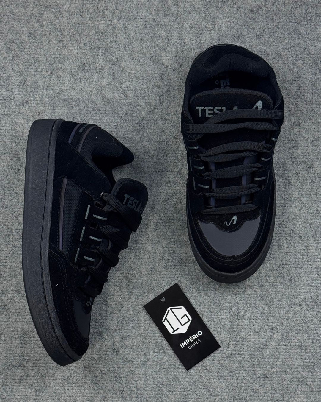 Tênis Tesla Premium - Preto/preto/Preto