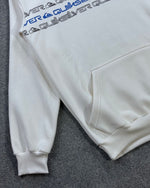 Blusa Moletom Canguru Quiksilver  Escrita - Off White