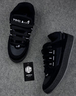 Tênis Tesla Premium - Preto/preto/Branco