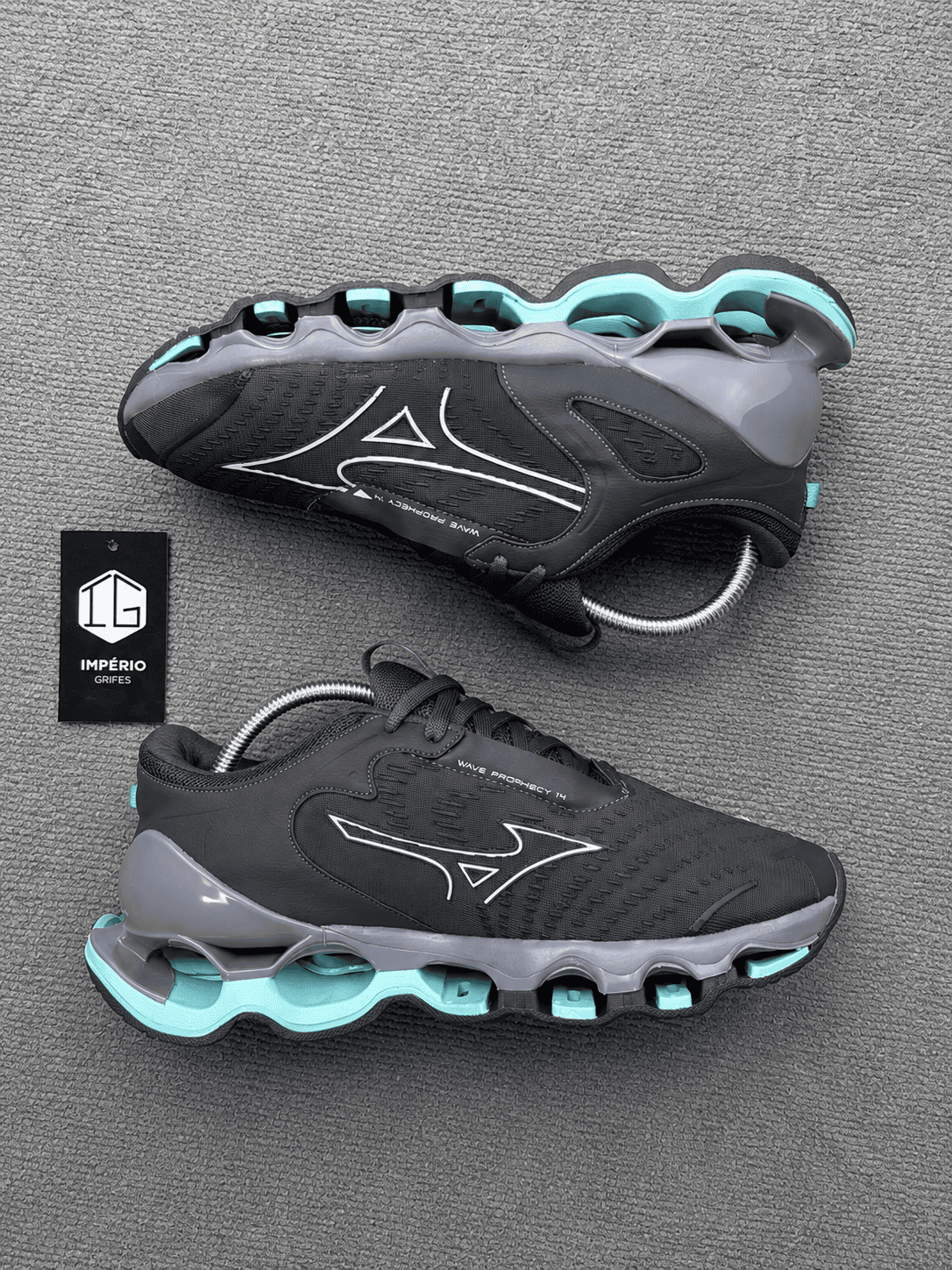 Tênis Mizuno Pro 14 - Cinza/Verde