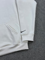 Blusa Moletom Canguru NK Bordado - Off White
