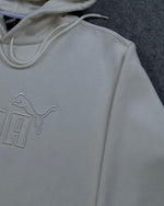 Blusa Moletom Canguru Puma - Off White