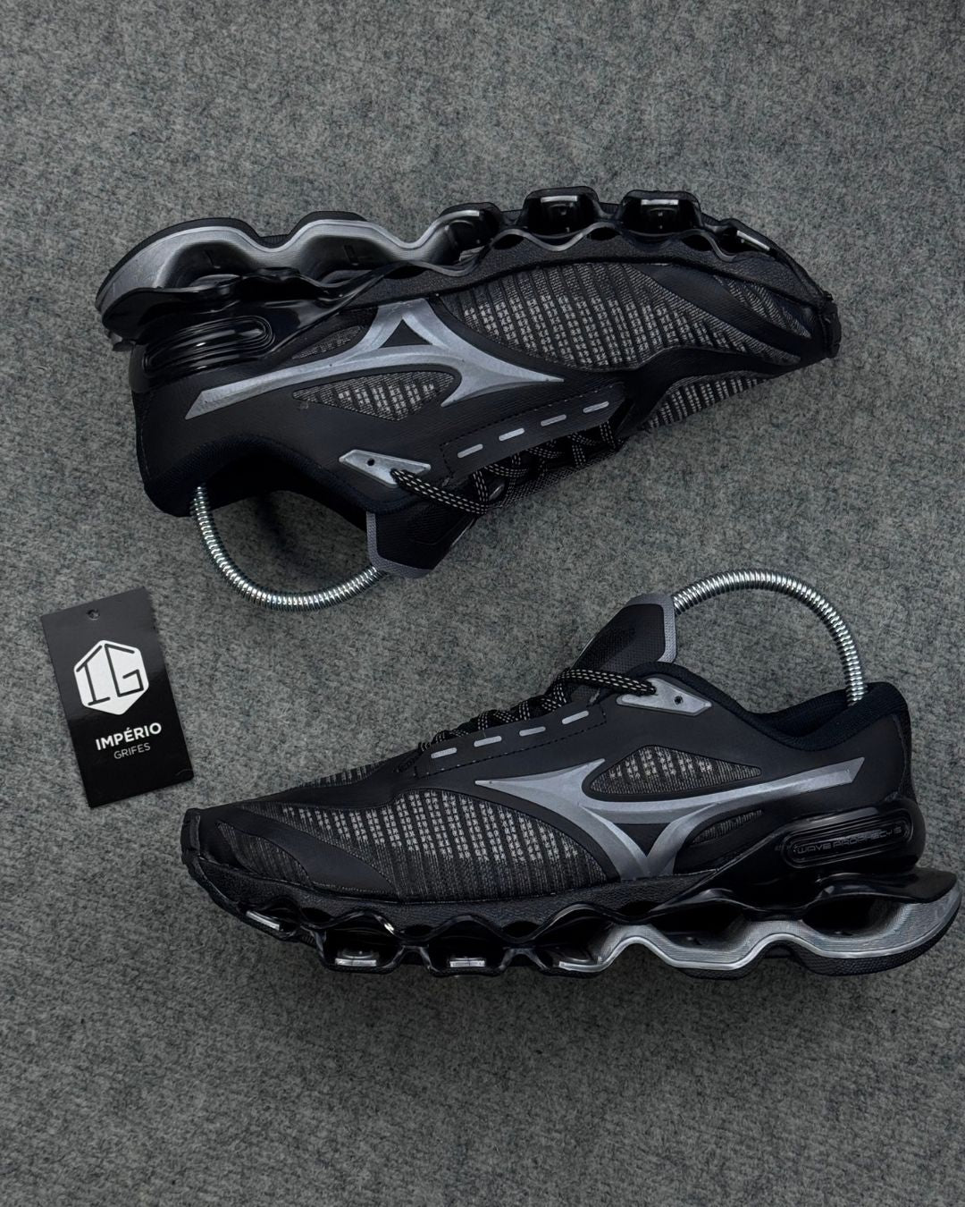 Tênis Mizuno Pro 15 - Preto/Cinza
