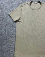 Camiseta Zara Texturizada Basic - Verde Oliva
