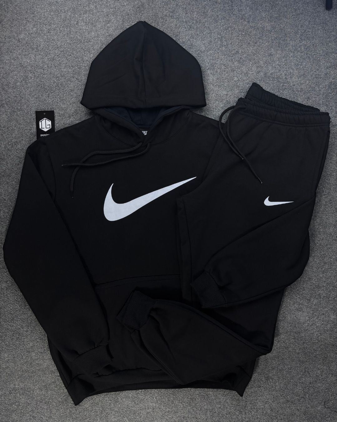 Conjunto Inverno Moletom Nike - Preto