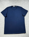Camiseta Zara Texturizada Basic - Azul Marinho