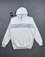 Blusa Moletom Canguru Quiksilver  Escrita - Off White