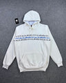 Blusa Moletom Canguru Quiksilver  Escrita - Off White